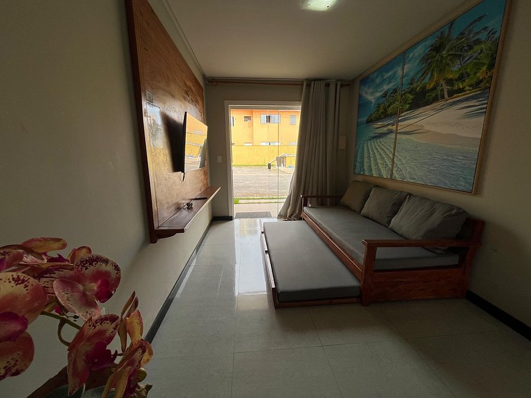 Apto Aconchegante com Piscina a 300m da Beira Mar