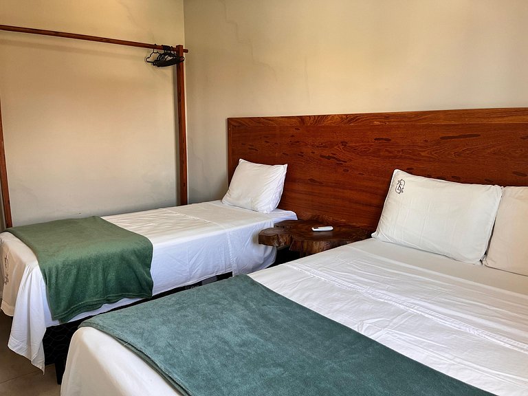 Refúgio Tropical em Taperapuãn, 2 quartos, A/C.