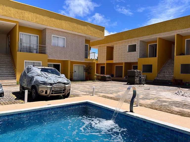 Refúgio Tropical em Taperapuãn, 2 quartos, A/C.
