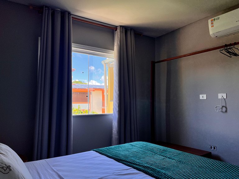 Refúgio Tropical em Taperapuãn, 2 quartos, A/C.