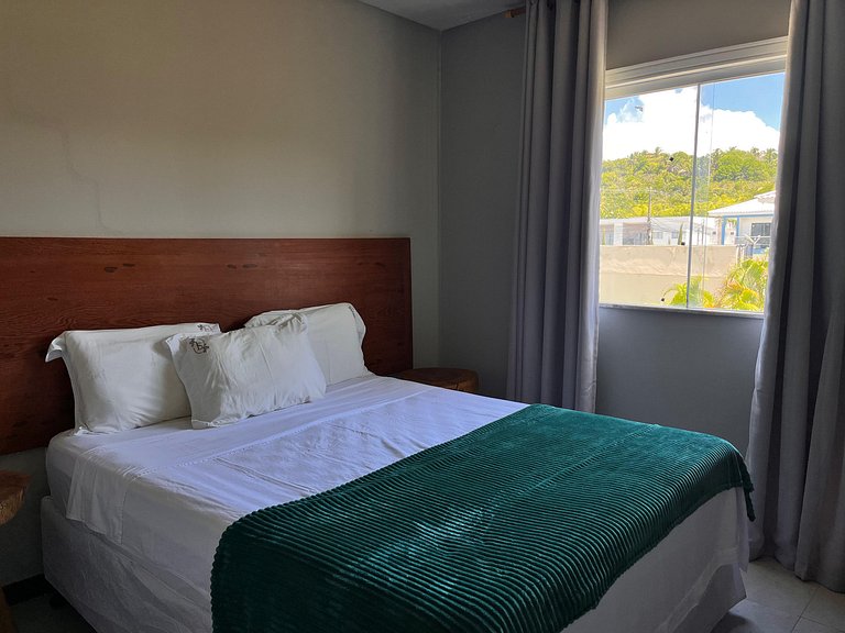 Refúgio Tropical em Taperapuãn, 2 quartos, A/C.