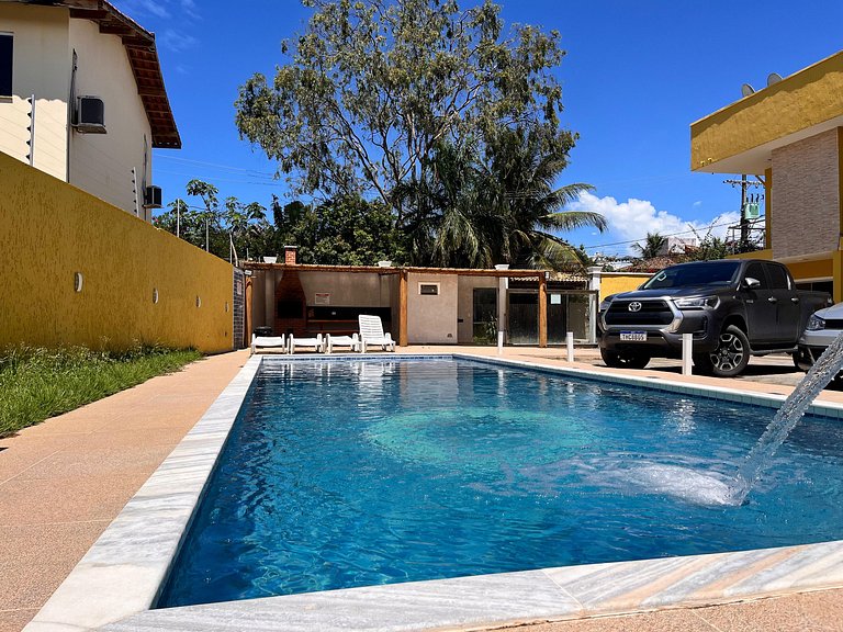 Refúgio Tropical em Taperapuãn, 2 quartos, A/C.